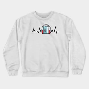 Heartbeat Pulse - Music Crewneck Sweatshirt